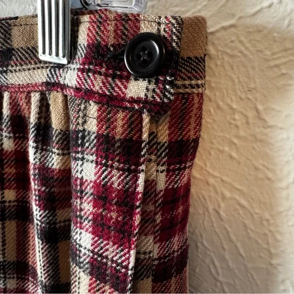 Vintage Pendleton 100% wool tartan skirt size 10 - Picture 2 of 4